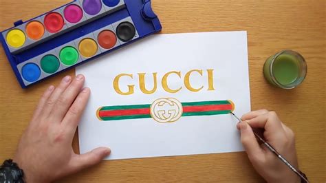 gucci fatto a mano|diy gucci drawings.